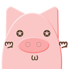 The emoticon pig