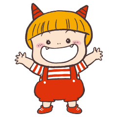 うちの子みたい おにのこ にこちゃん Line スタンプ Line Store うちの子みたい おにのこ にこちゃん Line スタンプ Line Store