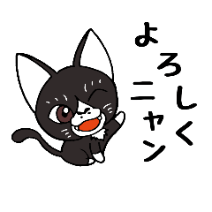 chachamaru the black cat