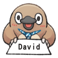 Unfriendly animals shout my name:David
