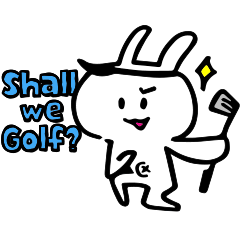 Enjoy Golf!! Sticker: invitation 1