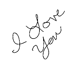 Handwritten: Love