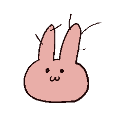 Disturbed hair rabbit