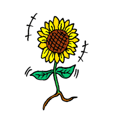 dancing sunflower