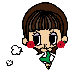 前髪有ショートヘア女の子 日常会話 Line スタンプ Line Store 前髪有ショートヘア女の子 日常会話 Line スタンプ Line Store
