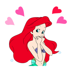 Stiker Animasi The Little Mermaid