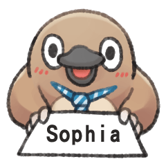 Unfriendly animals shout my name:Sophia