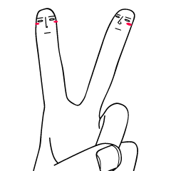 Blushing Five Fingers