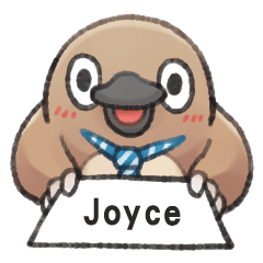 Unfriendly animals shout my name:Joyce