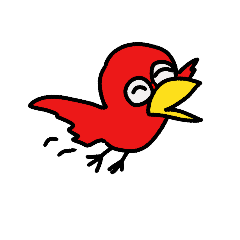 cool red bird picture