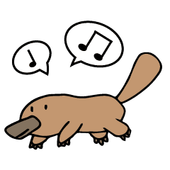 敬語も タメ語も シンプルなカモノハシ Line スタンプ Line Store 敬語も タメ語も シンプルなカモノハシ Line スタンプ Line Store