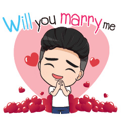 Will You Marry Me Line Stickers Line Store