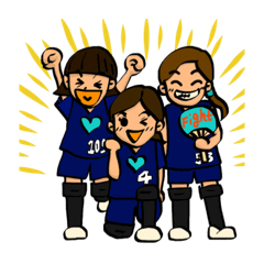 Energetic volleyball club members 2