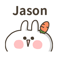 【Jason】專用貼圖-蘿蔔兔