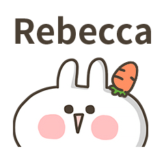 【Rebecca】專用貼圖-蘿蔔兔