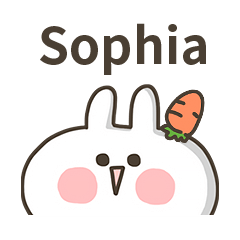 【Sophia】專用貼圖-蘿蔔兔