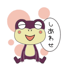 ラッキーカラー福カエル 5月生まれ Line スタンプ Line Store