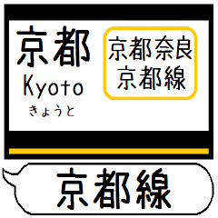Inform station name of Kyoto line5