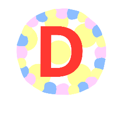 Colorful English ABCD