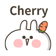 【Cherry】專用貼圖-蘿蔔兔