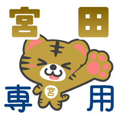 「宮田」さん 専用スタンプ