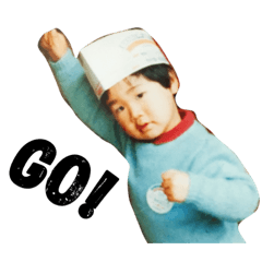 Kawaii little boy