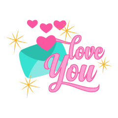 Lovable - Text Stickers