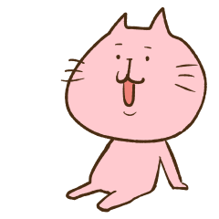 maat's Pink Cat Sticker