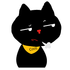 black cat cool