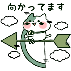 十二星座猫シリーズ 射手座 Line スタンプ Line Store