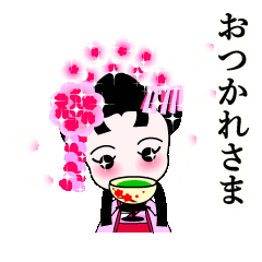 Japanese Princess Animation Sticker