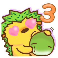 Green hedgehog-Macha Part3