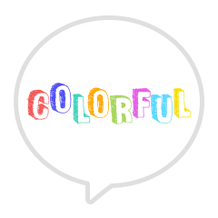 Colorful SpeechBalloon