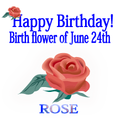 The flower of your birthday