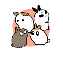 4匹のうさぎ Line スタンプ Line Store