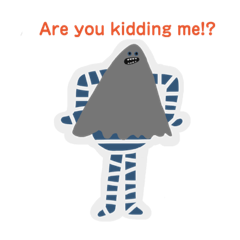 けがおスタンプ(英語ver)