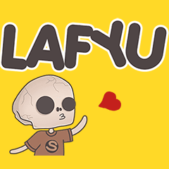 Tengkorak Baper Jumbo Text Stiker LINE LINE STORE