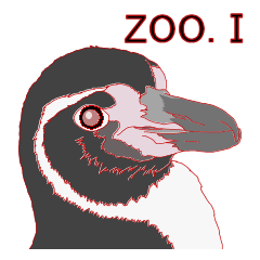 Animal sticker. [ZOO 01]