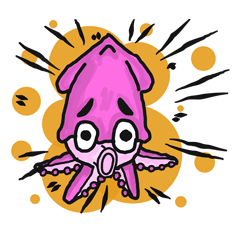 Cute little squid "Chavee"