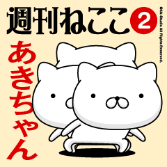 Move"AKI-CHAN"name sticker feature 2
