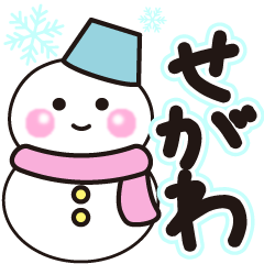 segawa shiroi winter sticker