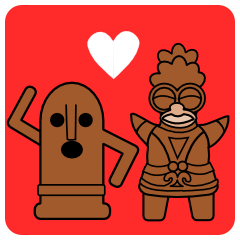 Clay and Haniwa sticker