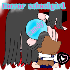 Horror schoolgirl