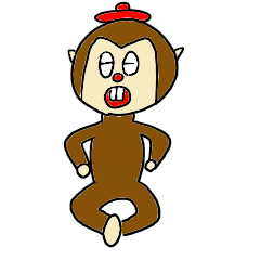 useful monkey sticker