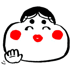 おかめさん 文字なしver Line スタンプ Line Store おかめさん 文字なしver Line スタンプ Line Store