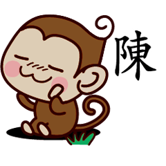 Monkey Sticker Chinese 288