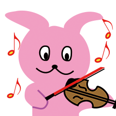 Bunny-pyong the violinist