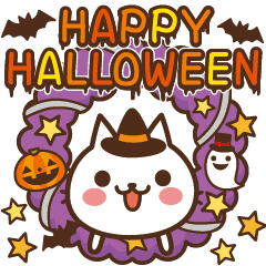 動く ねこの缶詰め ハロウィン Line スタンプ Line Store