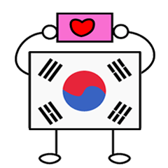 moving South Korea flag