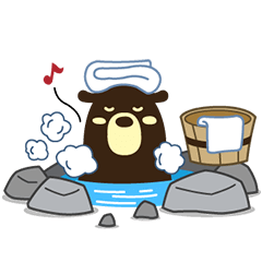 Onsen Bear Animation